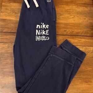 Nike Kids Dark Blue Joggers